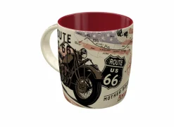 Mok Route 66 33cl - keramiek - multicolor