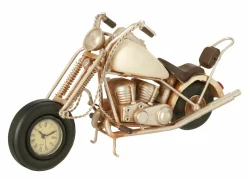 Moto Antiek 28,5x9x15cm - metaal - gebroken wit