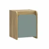 Nachtkastje Hoa 42x41x53cm - decor - mauvella eik & groen
