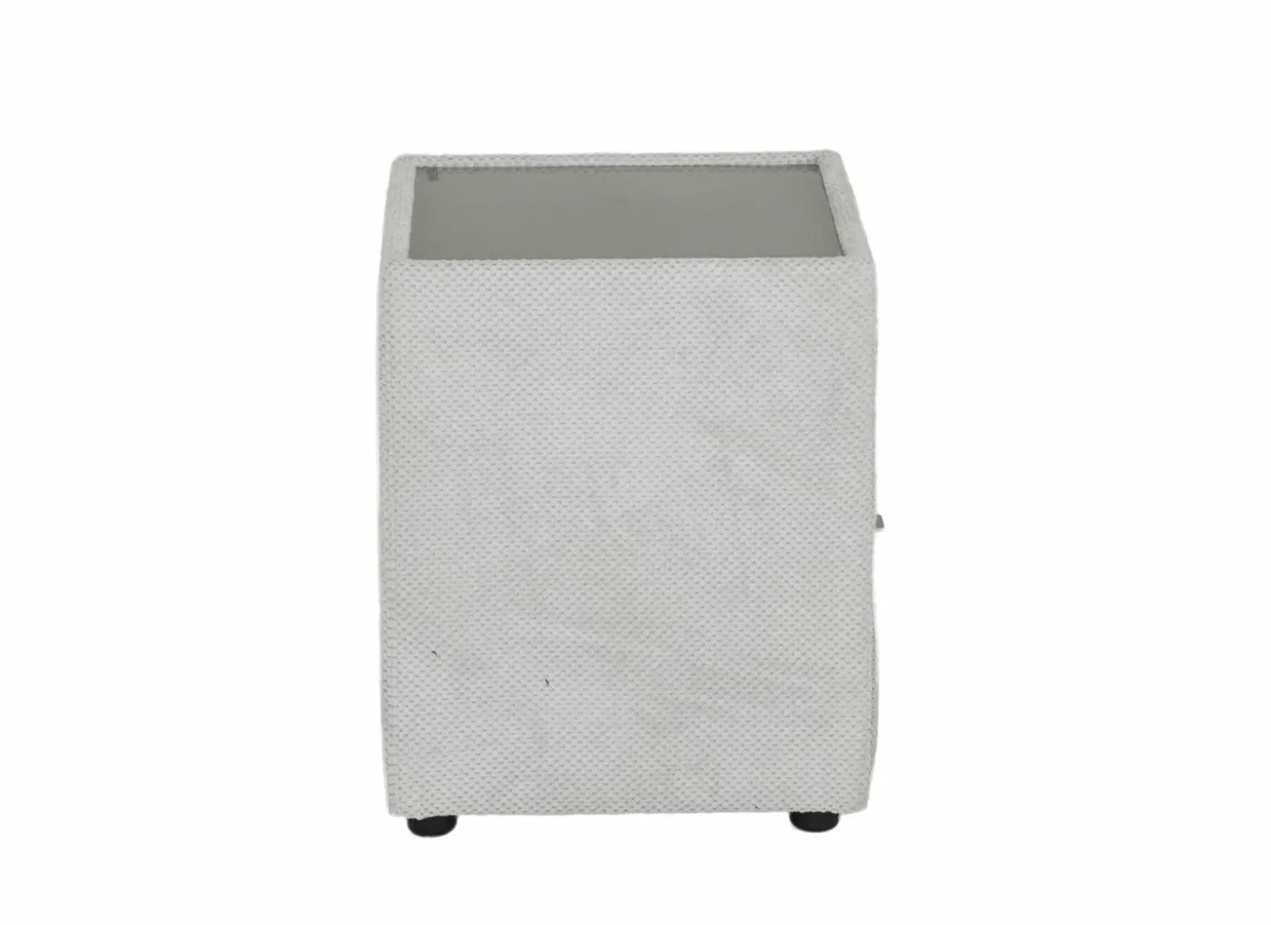 Nachtkastje Lancy 42,5x45x53cm - stof - ecru