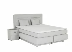 Nachtkastje Lancy 42,5x45x53cm - stof - ecru