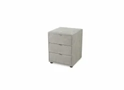 Nachtkastje Lore 42,5x45x53cm - stof - beige