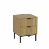 Nachtkastje Nevado 40x40x52cm - MDF melamine - wilde eik