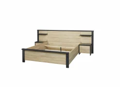Nachtkastje Phaedra 50x40x44cm - decor - Franse eik & nox