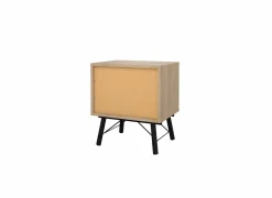 Nachtkastje Ry 54x41x60cm - decor - bruin & zwart