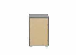 Nachtkastje 40x42x61cm - decor - grijs metallic