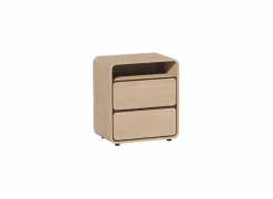 Nachtkastje 56x37x63cm - melamine - brushed sand oak nature