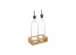 Olie en azijnstel Bamboe H32cm