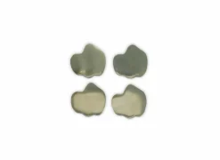 Onderzetter Charm 10x9,50cm - goud - set van 4