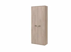 Opbergkast Rio 2 90x40x222cm - melamine - humus eik