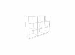 Opbergkast Rio 2 160x40x117cm - melamine - humus eik
