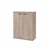 Opbergkast Rio 2 90x40x117cm - melamine - humus eik