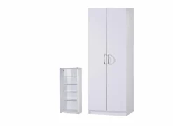 Opbergkast 60x40x180cm - decor - snow white