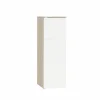 Opbergkast 46,5x42,5x141,6cm - melamine - olm & wit