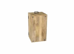 Opbergkoffer Soma 70x40x40cm - mango massief - naturel