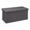 Opbergkoffer 76x37,5x37,5cm - decor - grijs