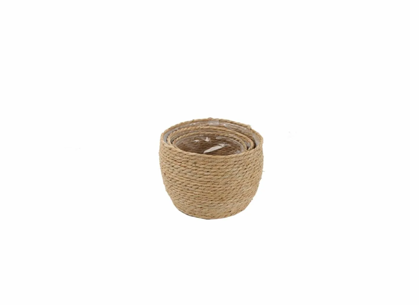 Opbergmand Lanao set van 3 - zeegras - naturel