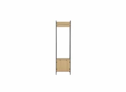 Opbergrek Aware 60x40x220cm - melamine & metaal - eik