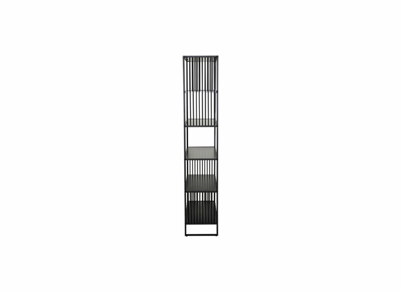 Opbergrek Mefisto 83x35x185cm - melamine - zwart