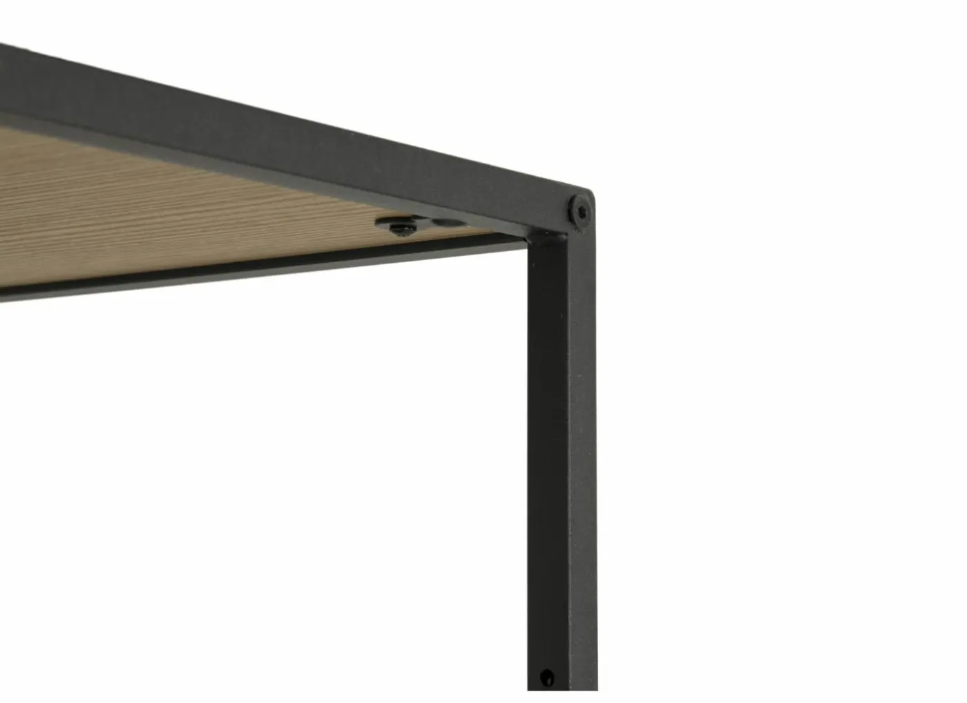 Opbergrek Tower 77x35x114cm - melamine & metaal - wild oak