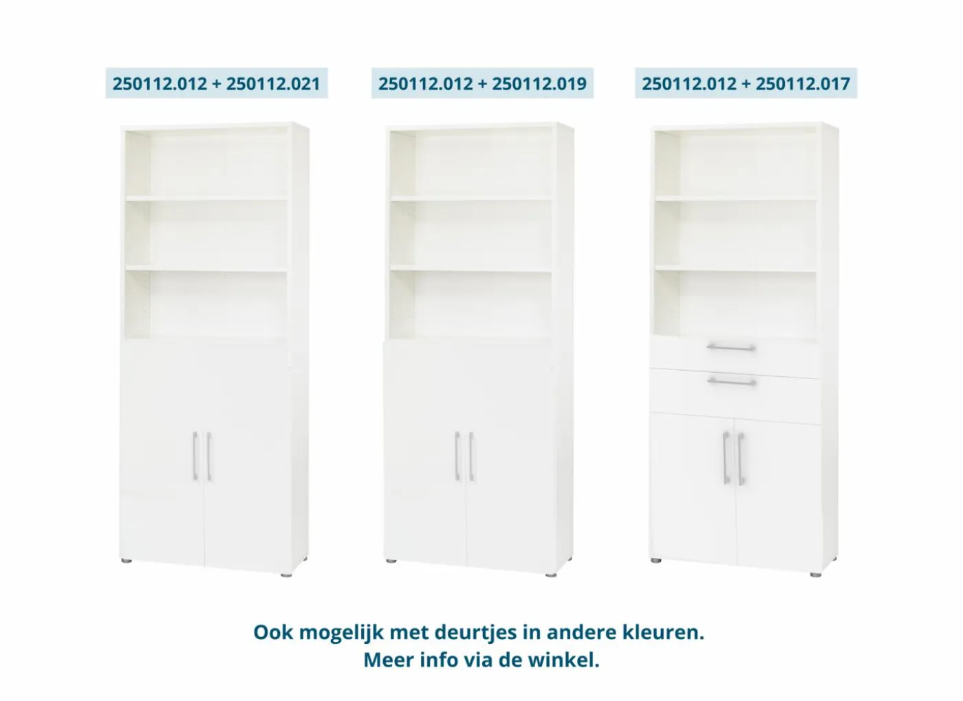 Opbouwset Prima 83,7x105,4cm - decor - wit