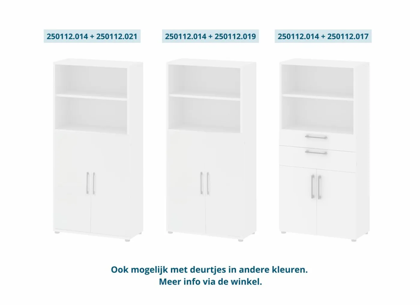 Opbouwset Prima 83,7x105,4cm - decor - wit