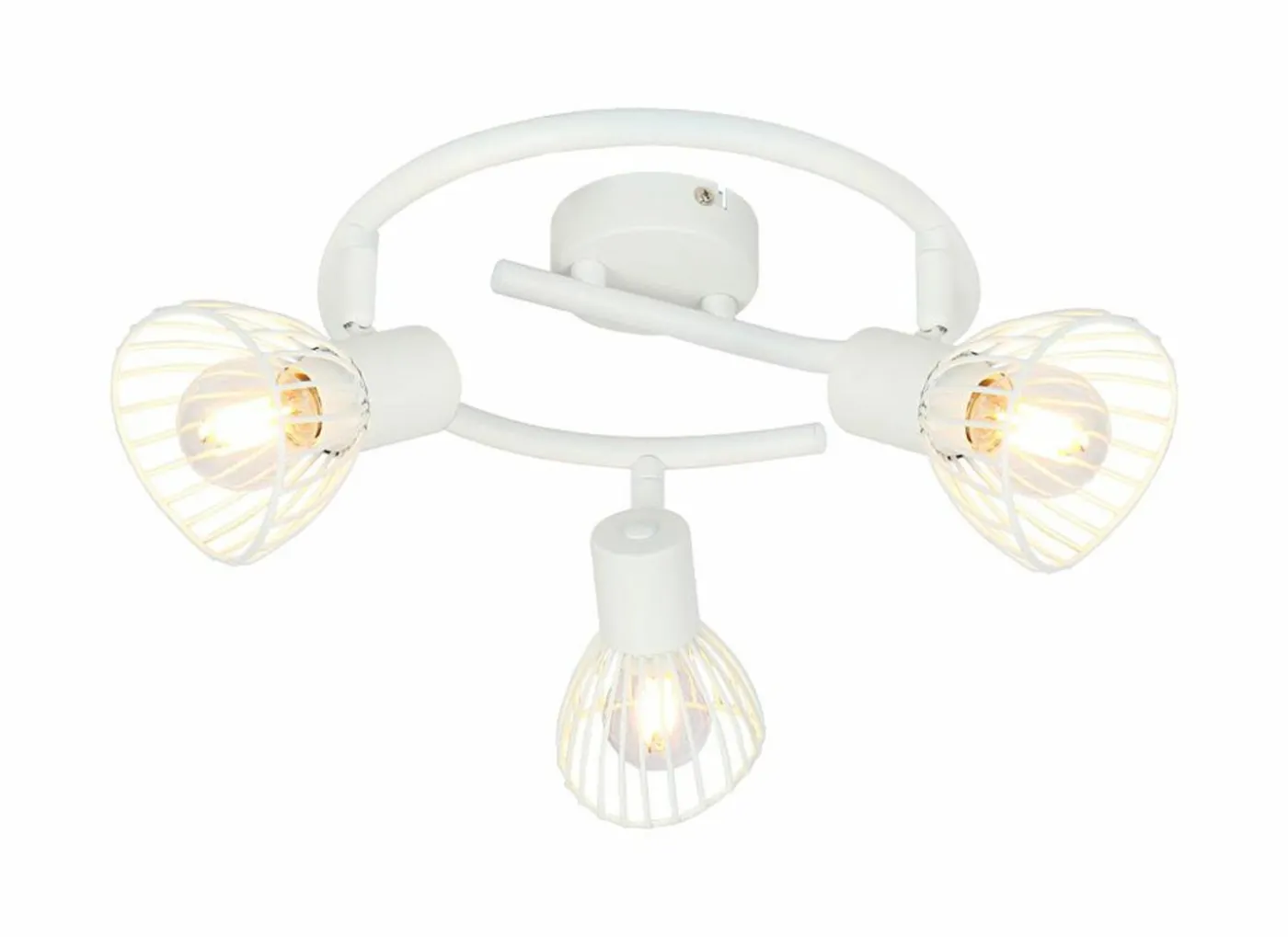 Opbouwspot Elhi met 3 spots 40W E14