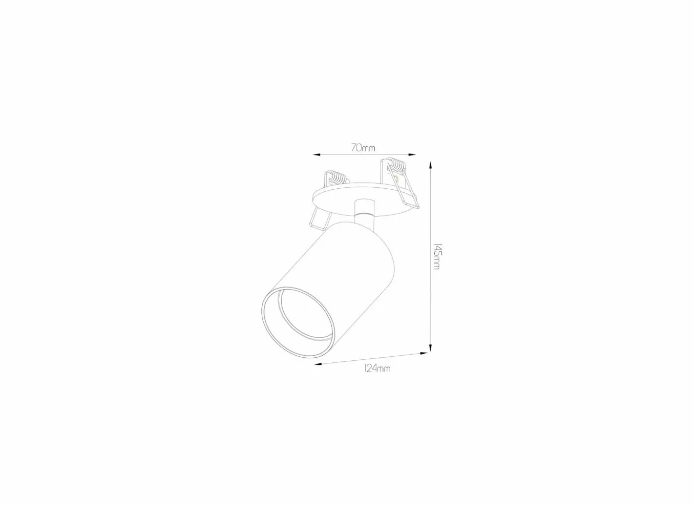 Opbouwspot GU10