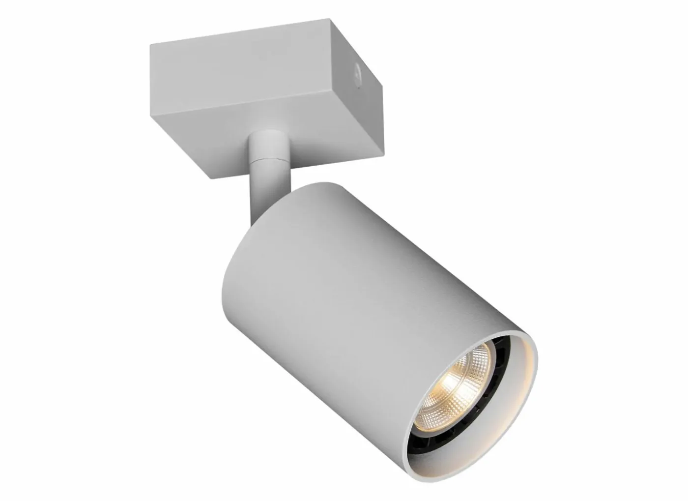Opbouwspot GU10 - aluminium - wit