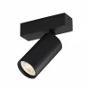 Opbouwspot GU10 - aluminium - zwart