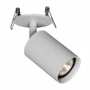 Opbouwspot GU10 - aluminium - wit