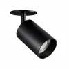Opbouwspot GU10 - aluminium - zwart