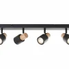 Opbouwspot Pini met 4 spots 10W GU10