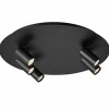 Opbouwspot 5xGU10 - aluminium - zwart