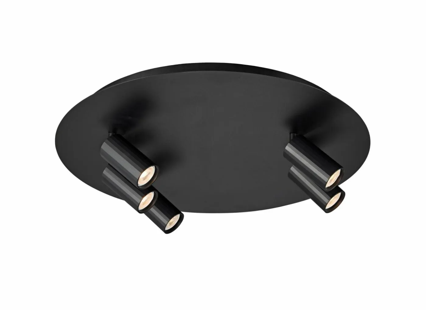 Opbouwspot 5xGU10 - aluminium - zwart