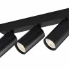 Opbouwspot 3xGU10 - aluminium - zwart