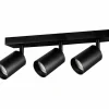 Opbouwspot 3xGU10 - aluminium - zwart