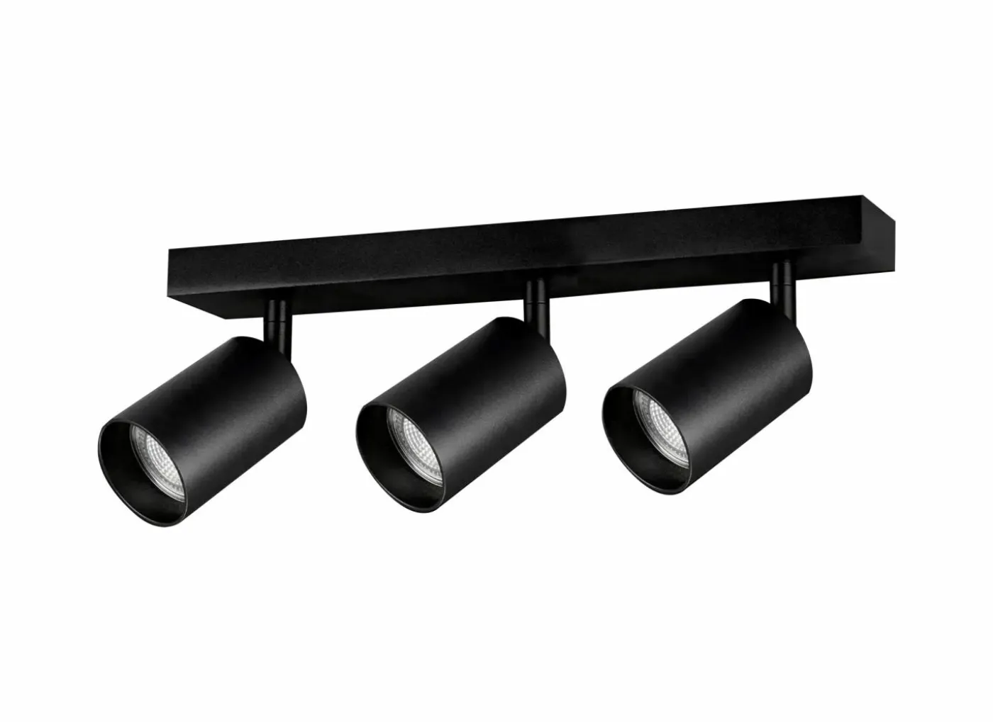 Opbouwspot 3xGU10 - aluminium - zwart
