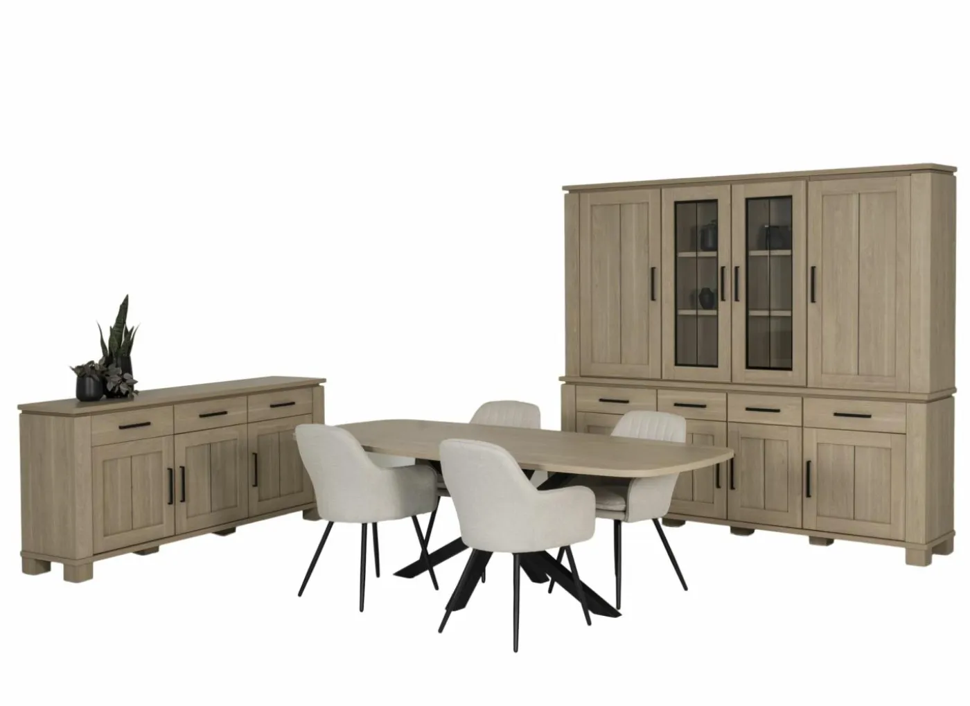 Opzetstuk Alba 233cm - decor - sand oak nature