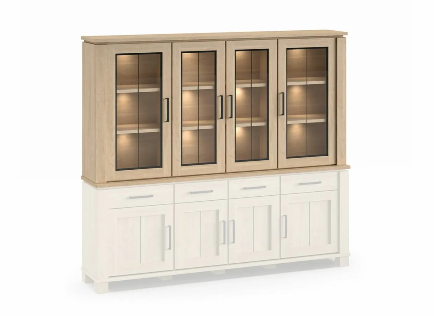 Opzetstuk Alba 233cm - decor - sand oak nature
