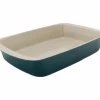 Ovenschaal Fontestic 34x20,8cm - stoneware - donkergroen