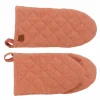 Ovenwant Stoff 31x15cm - katoen - rust