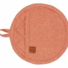 Pannenlap Stoff Ø20cm - katoen - rust