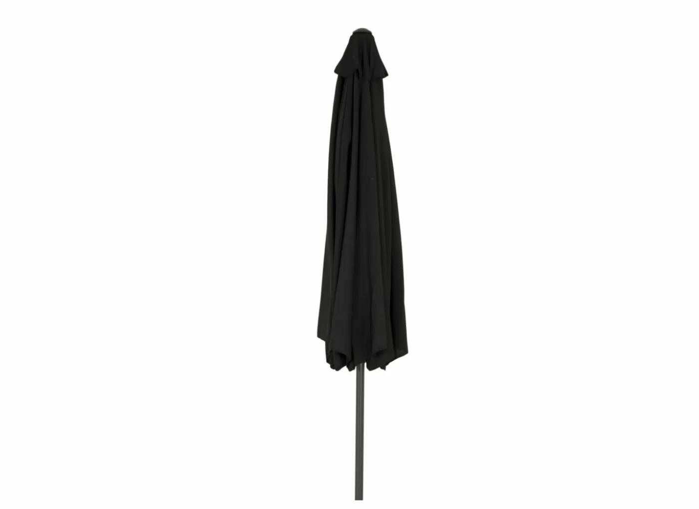 Parasol Nerissa Ø300cm zwart met beschermhoes