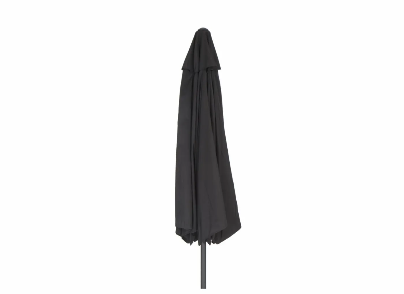 Parasol Nerissa Ø350cm zwart met beschermhoes