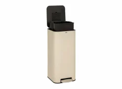 Pedaalemmer Delta 30L - staal - beige