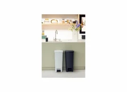 Pedaalemmer StepUp Brabantia 40L donkergrijs