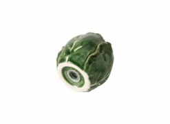 Peper en zoutmolen Kool H7,5cm - keramiek - groen