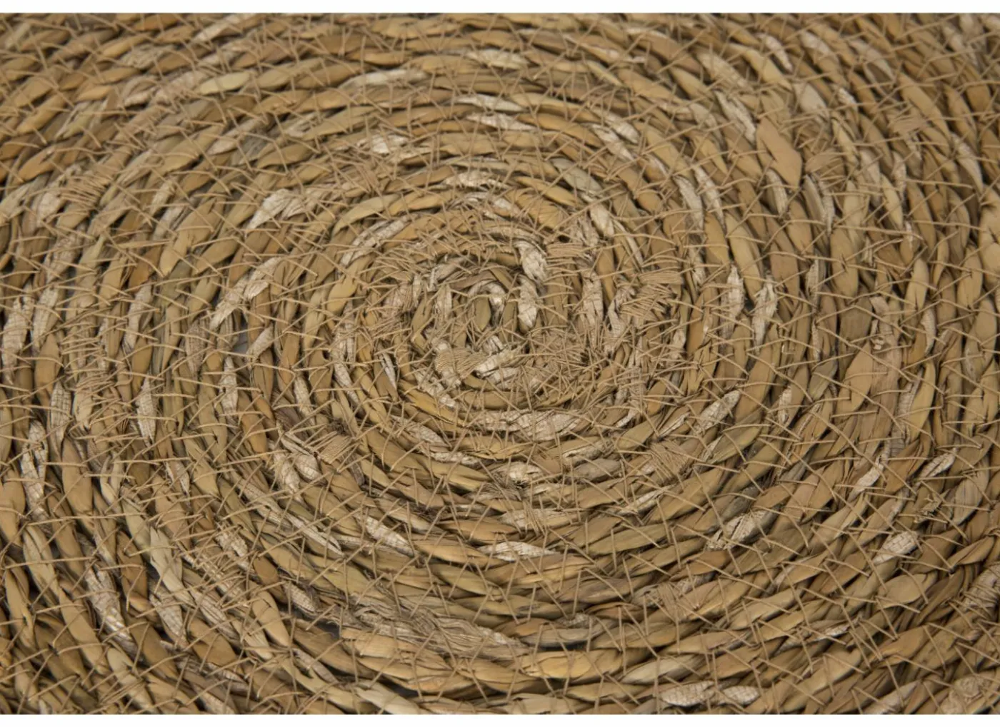 Placemat Cleve Ø37cm - jute & zeegras - naturel