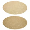 Placemat Ø38cm - kunststof - goud